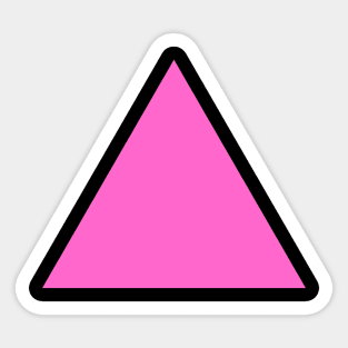 Pink Triangle Sticker